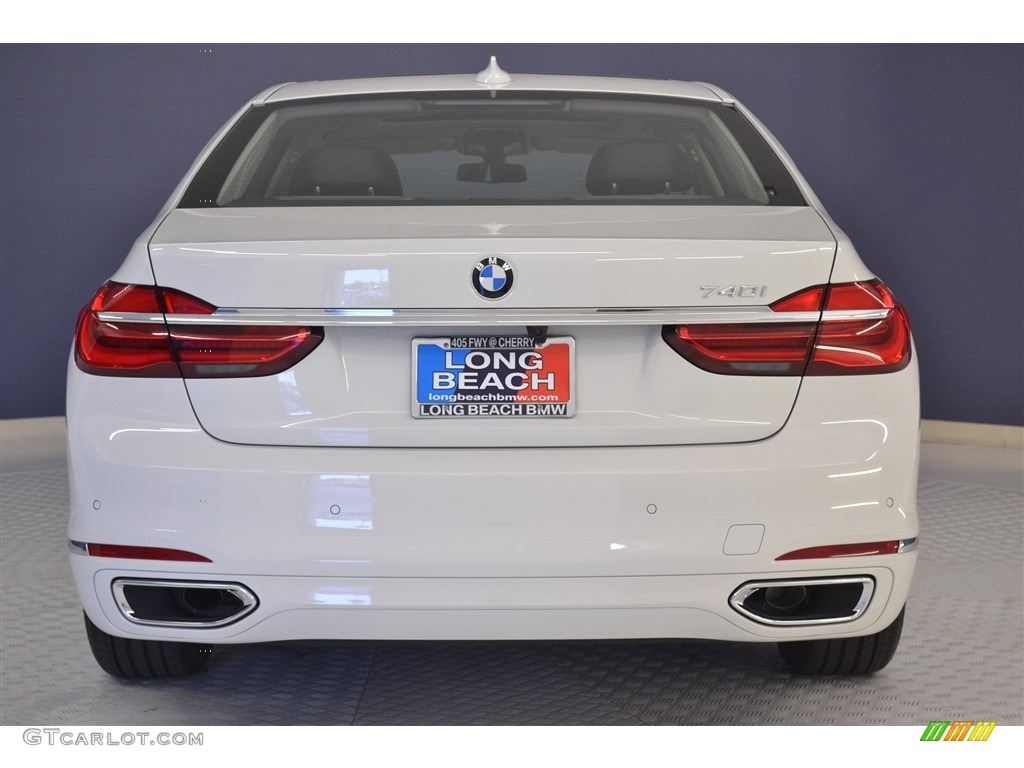 2017 7 Series 740i Sedan - Alpine White / Black photo #5