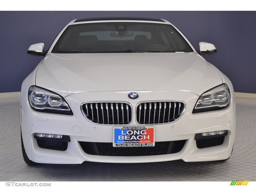 2017 6 Series 650i Gran Coupe - Alpine White / Black photo #2
