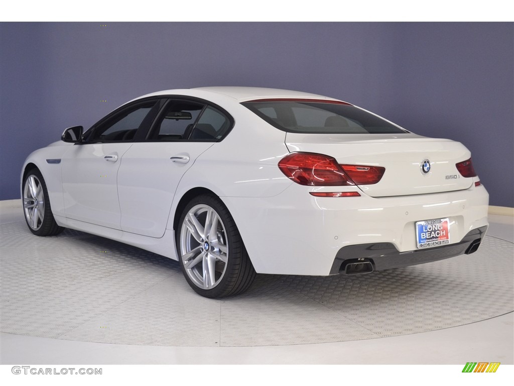 2017 6 Series 650i Gran Coupe - Alpine White / Black photo #4