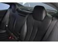 2017 BMW 6 Series Black Interior Rear Seat Photo