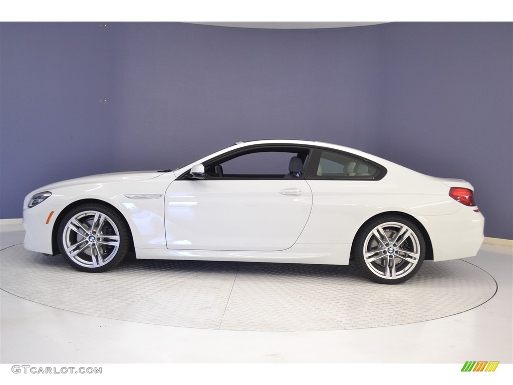 Alpine White 2017 BMW 6 Series 640i Coupe Exterior Photo #115923575