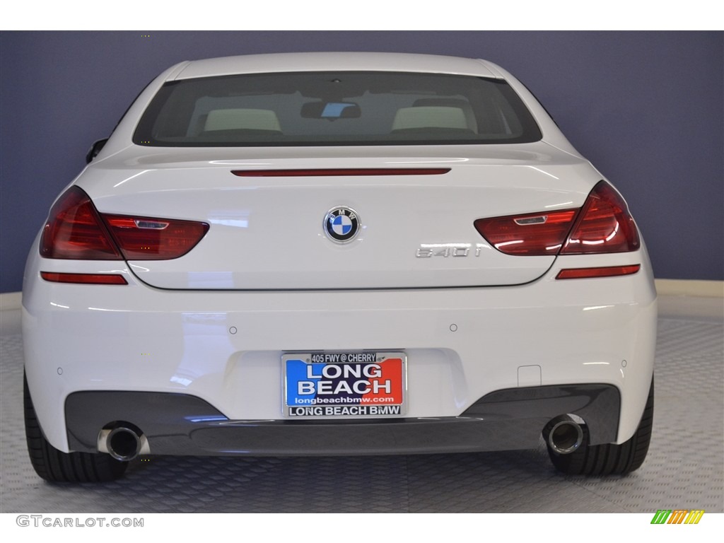 2017 6 Series 640i Coupe - Alpine White / Ivory White photo #5
