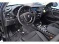 Black 2017 BMW X3 sDrive28i Interior Color