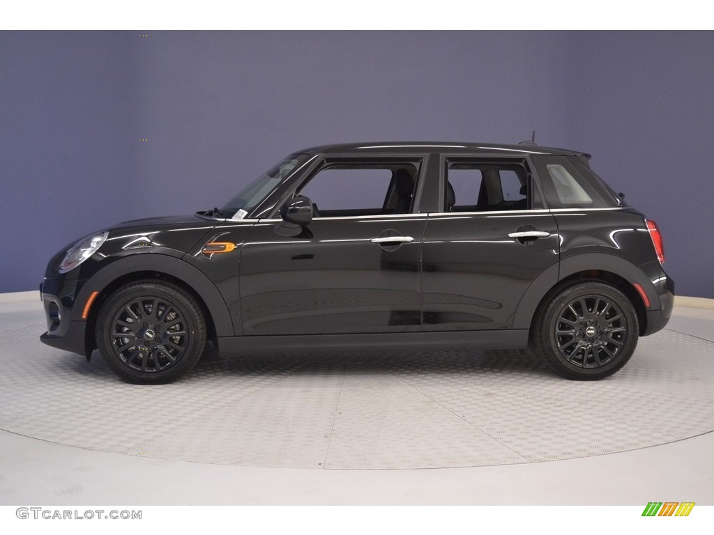 Midnight Black Metallic 2017 Mini Hardtop Cooper 4 Door Exterior Photo #115924821