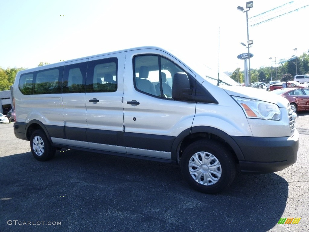 Ingot Silver 2017 Ford Transit Wagon XLT 350 LR Long Exterior Photo #115926738