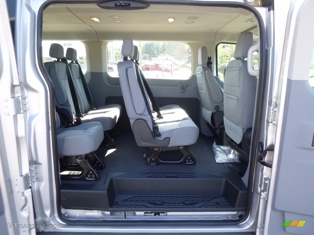 Pewter Interior 2017 Ford Transit Wagon XLT 350 LR Long Photo #115926780
