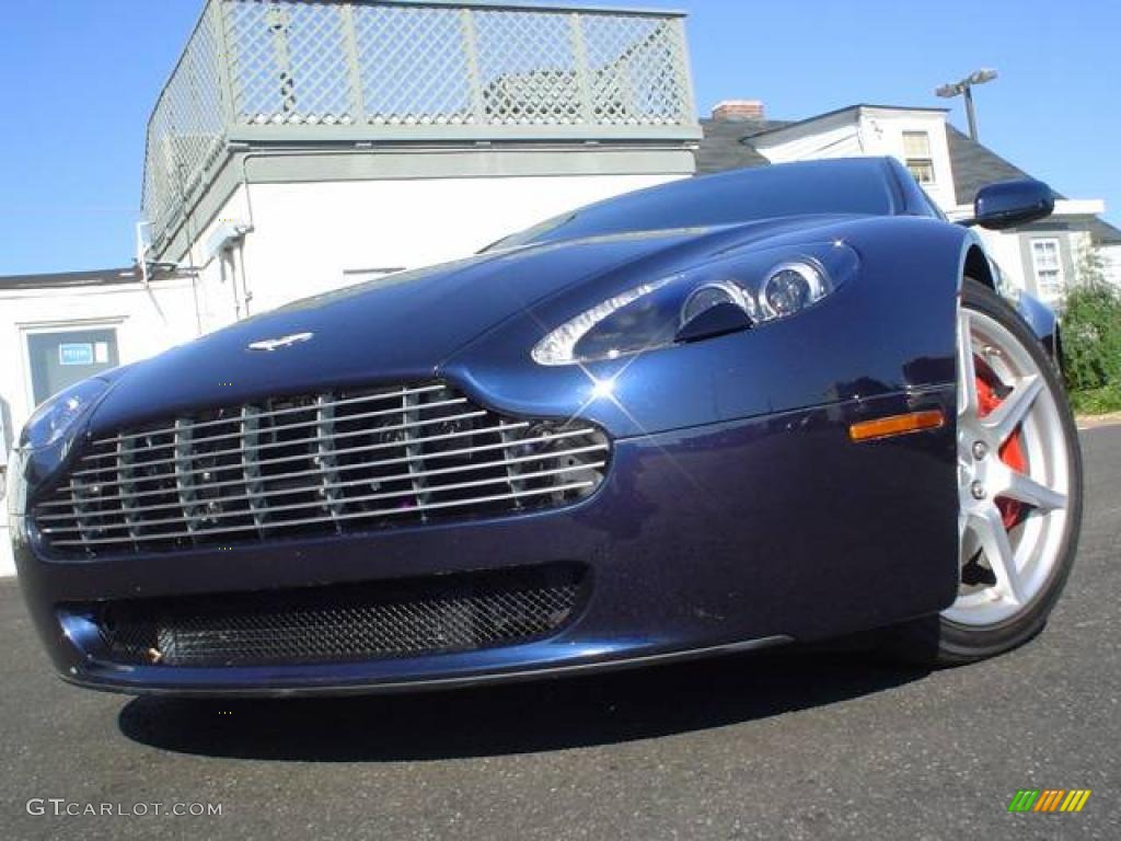 Midnight Blue Aston Martin V8 Vantage