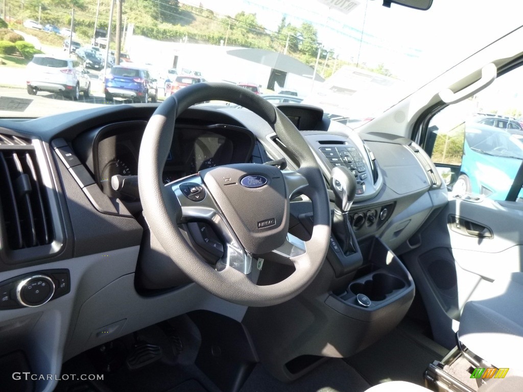 2017 Ford Transit Wagon XLT 350 LR Long Pewter Dashboard Photo #115926960