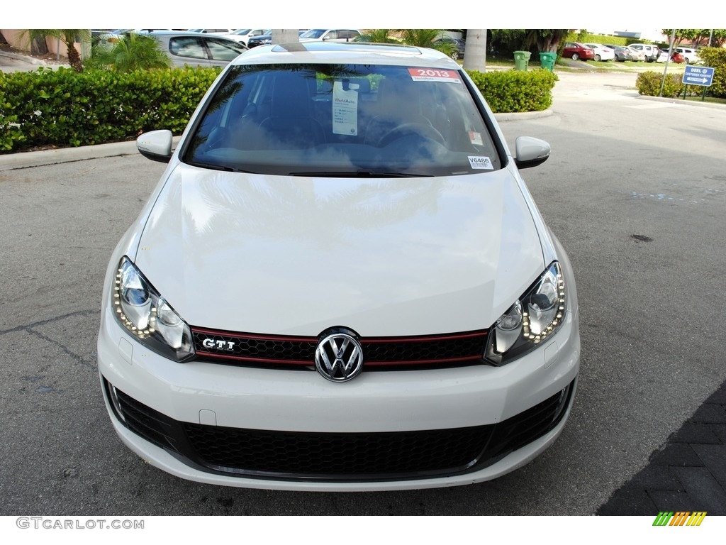 2013 GTI 4 Door Autobahn Edition - Candy White / Titan Black photo #3