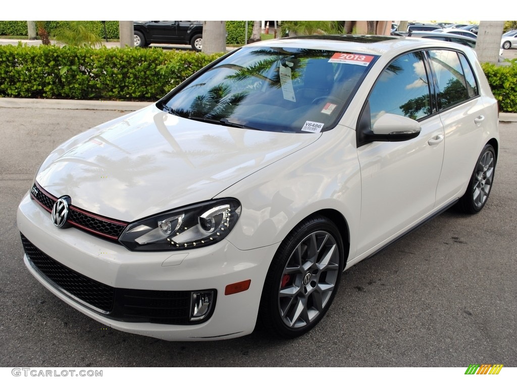 2013 GTI 4 Door Autobahn Edition - Candy White / Titan Black photo #4