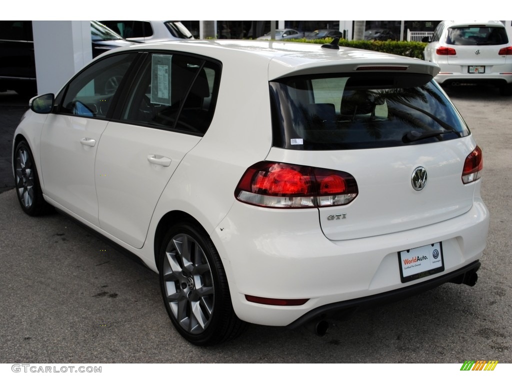 2013 GTI 4 Door Autobahn Edition - Candy White / Titan Black photo #6
