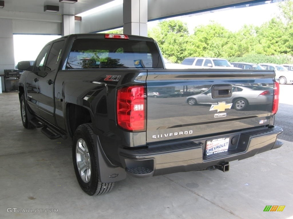 2017 Silverado 1500 LT Crew Cab 4x4 - Graphite Metallic / Jet Black photo #3