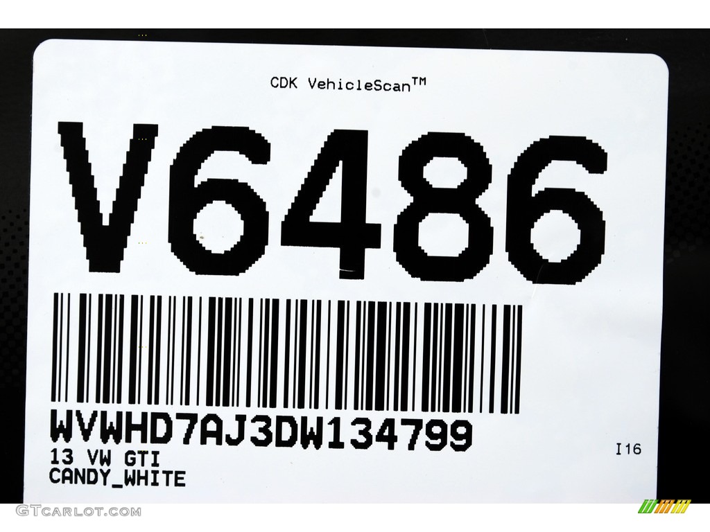 2013 GTI 4 Door Autobahn Edition - Candy White / Titan Black photo #20