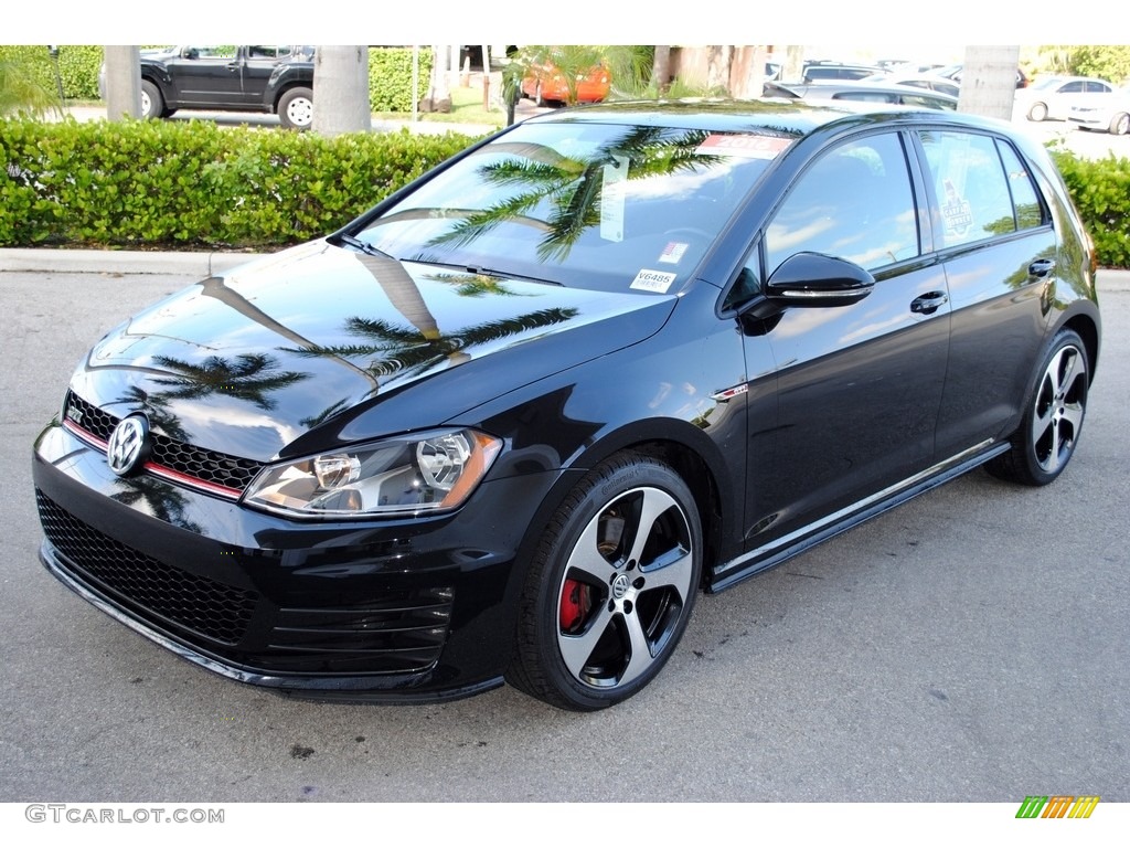Deep Black Pearl 2016 Volkswagen Golf GTI 4 Door 2.0T S Exterior Photo #115927782