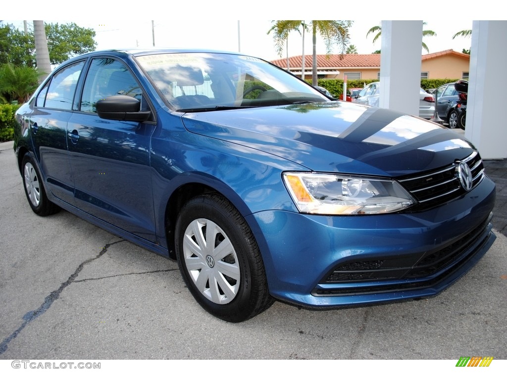 Silk Blue Metallic 2016 Volkswagen Jetta S Exterior Photo #115928297