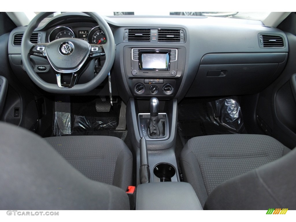 Titan Black Interior 2016 Volkswagen Jetta S Photo #115928598