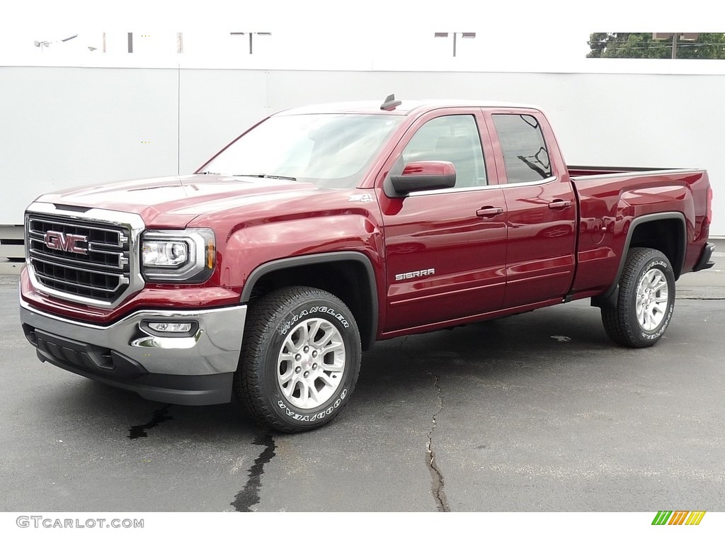 Crimson Red Tintcoat 2017 GMC Sierra 1500 SLE Double Cab 4WD Exterior Photo #115929270