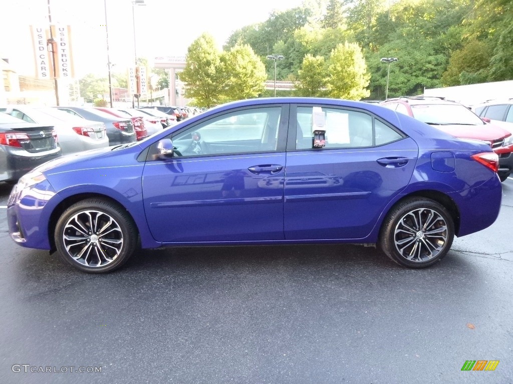 2014 Corolla S - Blue Crush Metallic / Steel Blue photo #4