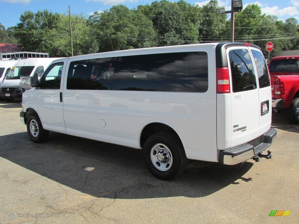 2010 Express LT 3500 Extended Passenger Van - Summit White / Medium Pewter photo #9