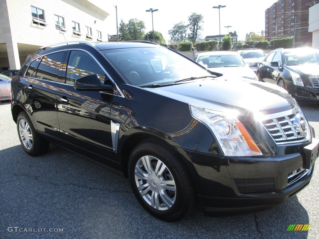 2013 SRX Luxury AWD - Black Ice Metallic / Ebony/Ebony photo #8