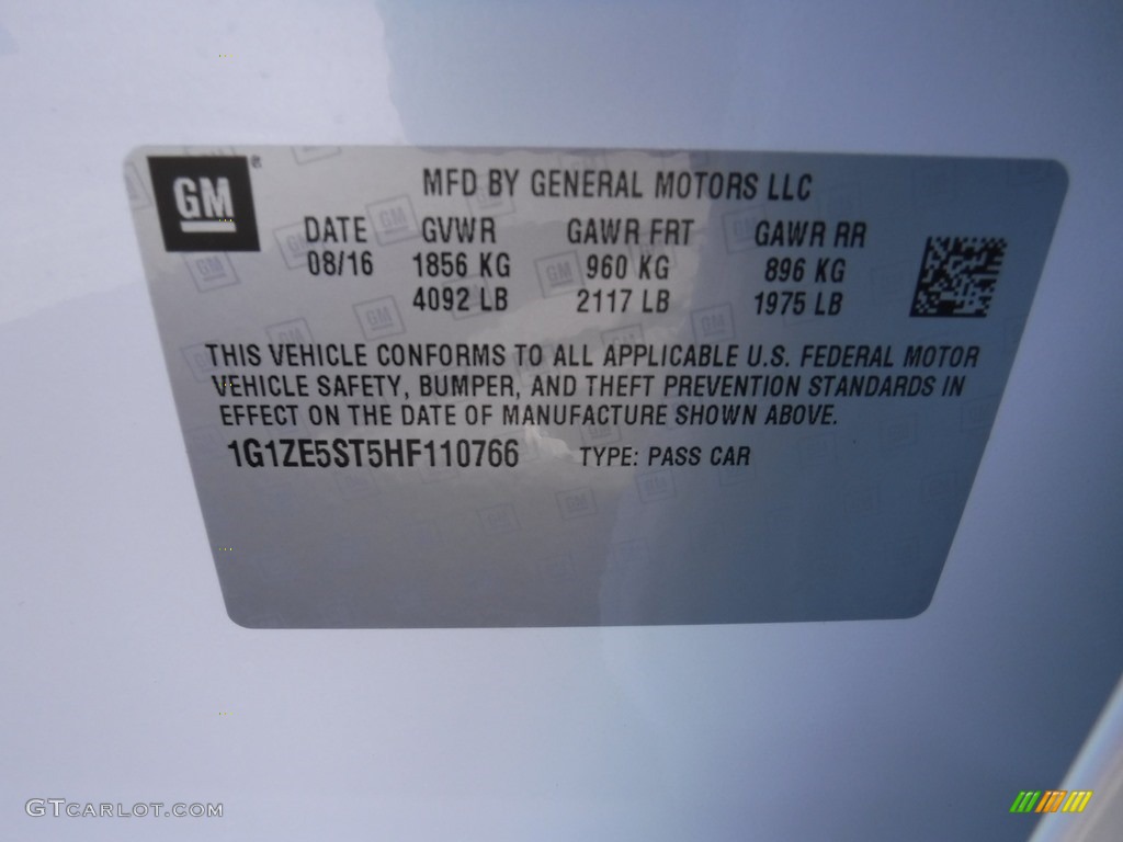 2017 Malibu LT - Iridescent Pearl Tricoat / Jet Black photo #20