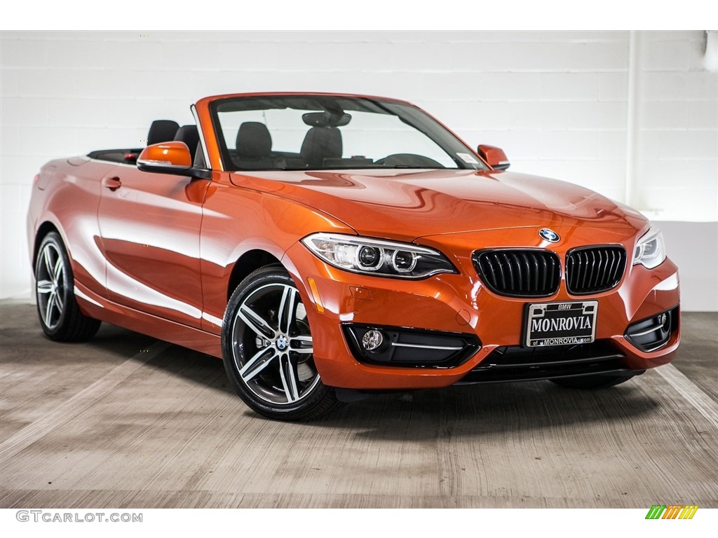 Valencia Orange Metallic 2017 BMW 2 Series 230i xDrive Convertible Exterior Photo #115934070