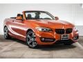 Valencia Orange Metallic 2017 BMW 2 Series 230i xDrive Convertible Exterior