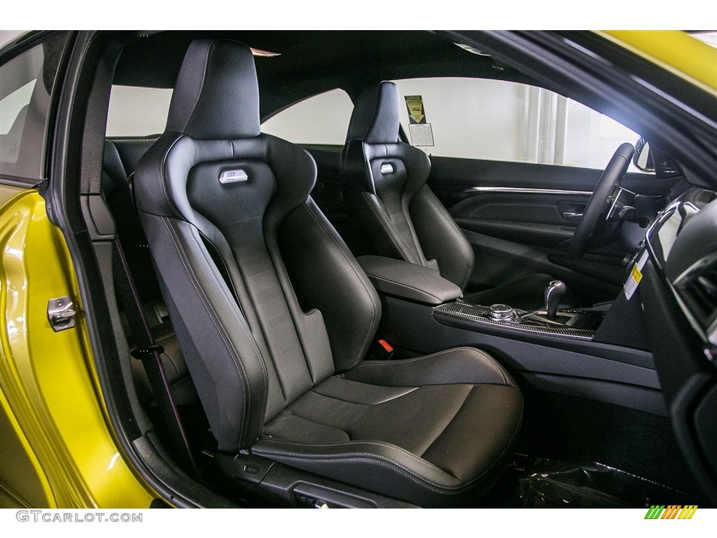 Black Interior 2017 BMW M4 Coupe Photo #115934496
