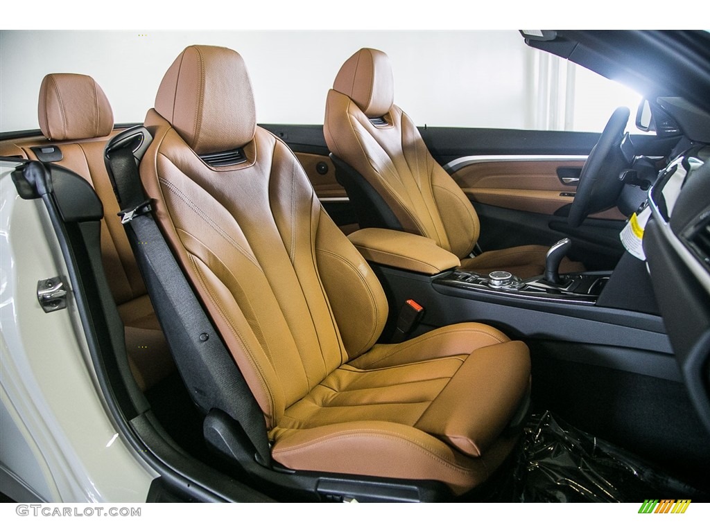 Saddle Brown Interior 2017 BMW 4 Series 430i Convertible Photo #115935861