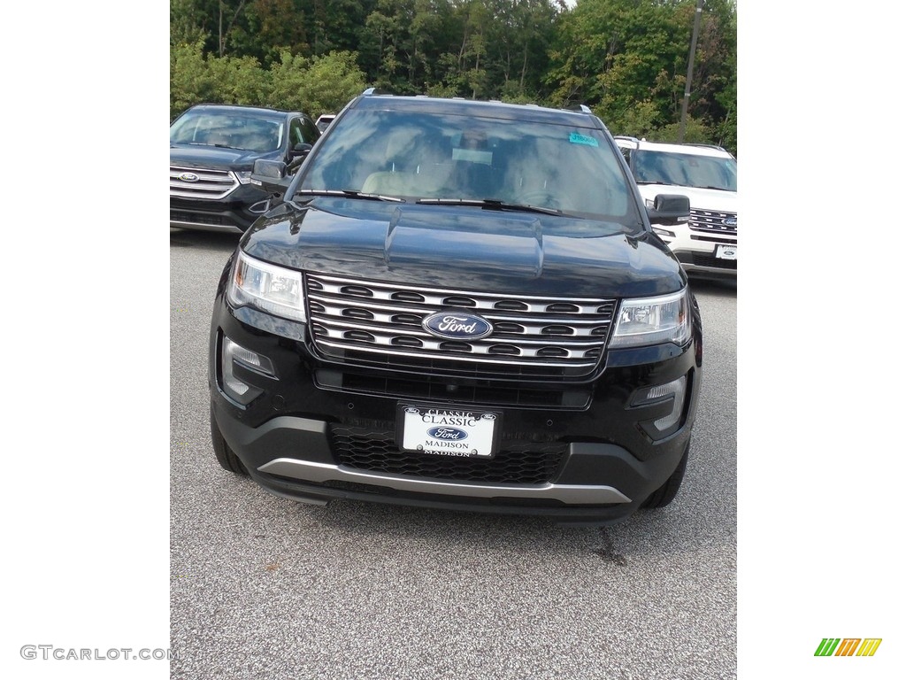 2017 Explorer Limited 4WD - Shadow Black / Medium Light Camel photo #2