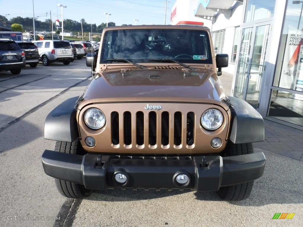 2015 Wrangler Unlimited Sport 4x4 - Copper Brown Pearl / Black photo #4
