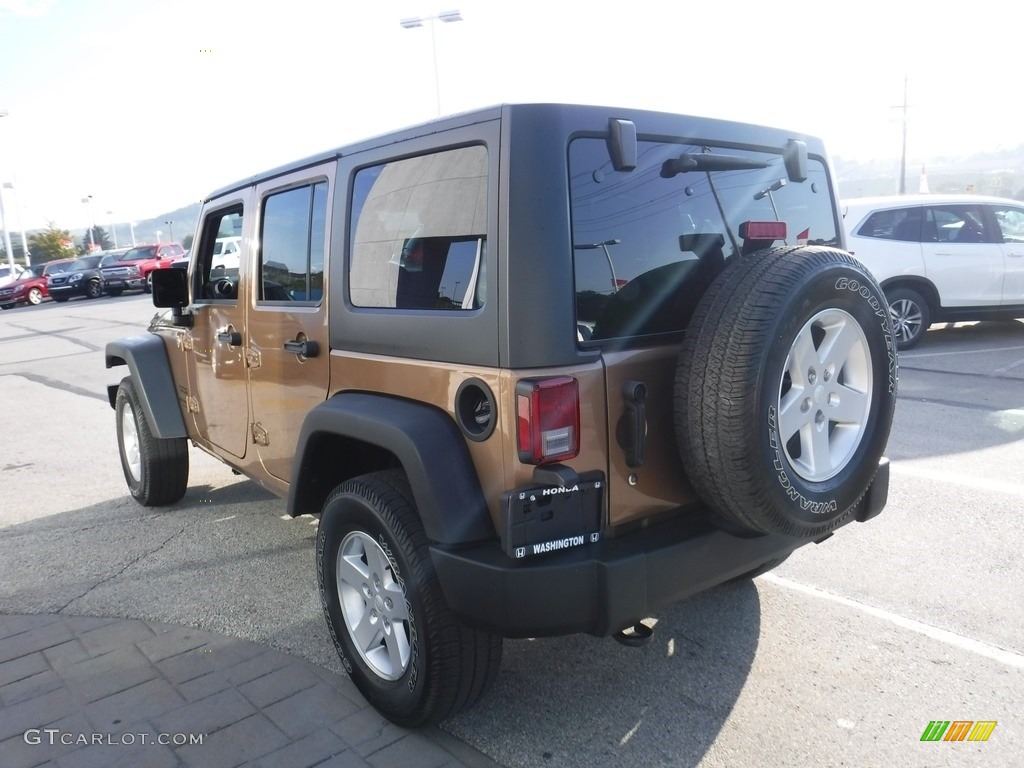 2015 Wrangler Unlimited Sport 4x4 - Copper Brown Pearl / Black photo #6