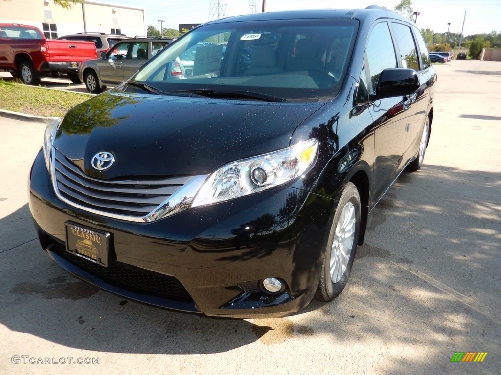 2017 Midnight Black Metallic Toyota Sienna Xle 115924322 Gtcarlot 2017 Midnight Black Metallic Toyota Sienna Xle 115924322