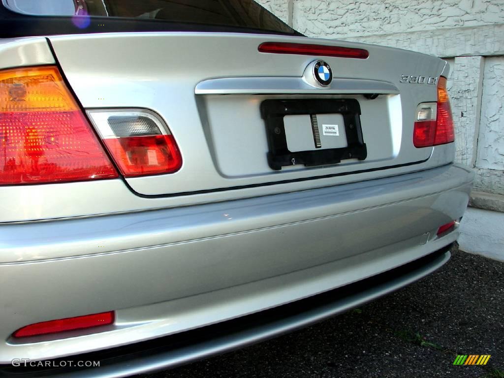 2001 3 Series 330i Convertible - Titanium Silver Metallic / Tanin Red photo #10