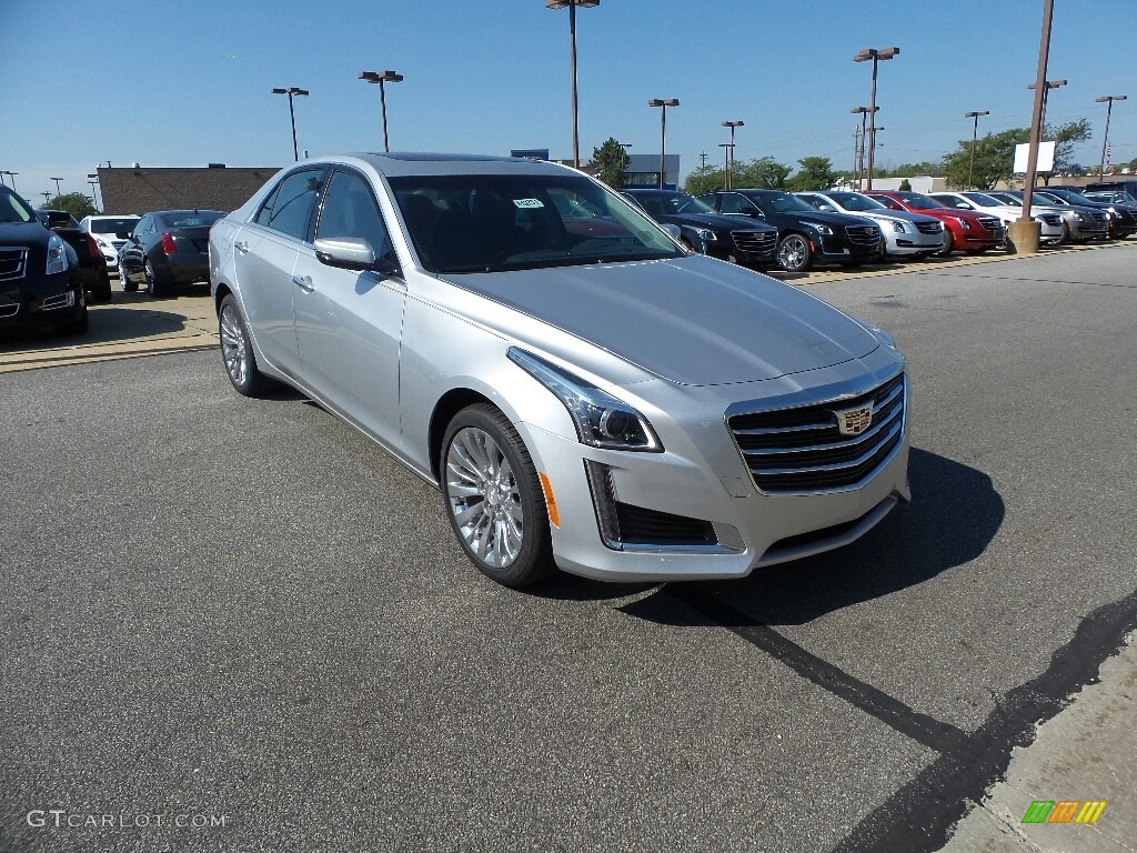 2016 CTS 2.0T Luxury AWD Sedan - Radiant Silver Metallic / Jet Black/Jet Black photo #1