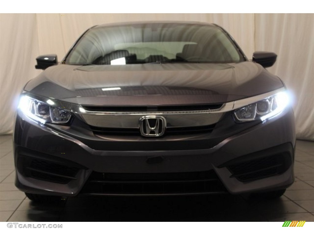 2016 Civic EX Sedan - Modern Steel Metallic / Gray photo #5