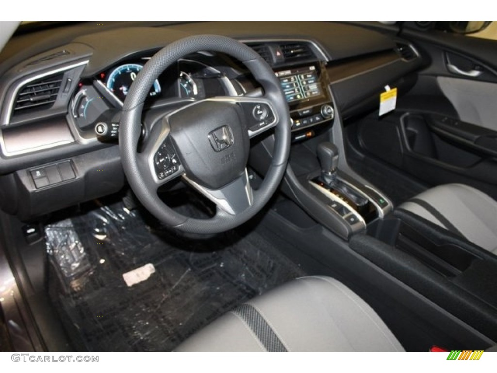 2016 Civic EX Sedan - Modern Steel Metallic / Gray photo #12