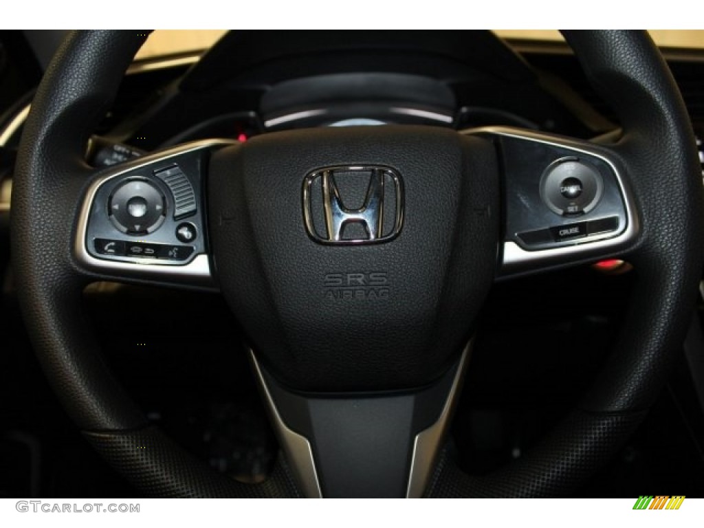 2016 Civic EX Sedan - Modern Steel Metallic / Gray photo #13