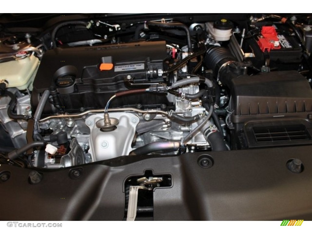 2016 Civic EX Sedan - Modern Steel Metallic / Gray photo #26