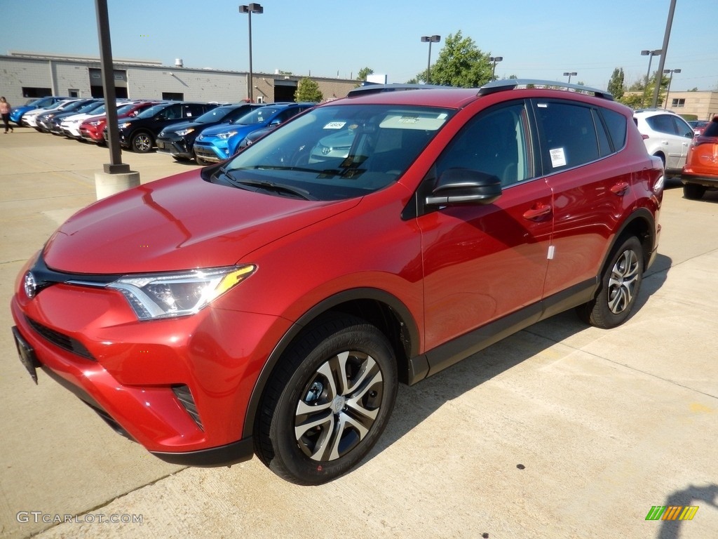Barcelona Red Metallic 2016 Toyota RAV4 LE AWD Exterior Photo #115939410