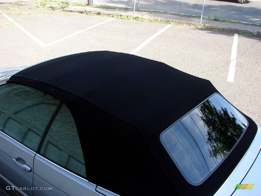 2001 3 Series 330i Convertible - Titanium Silver Metallic / Tanin Red photo #19