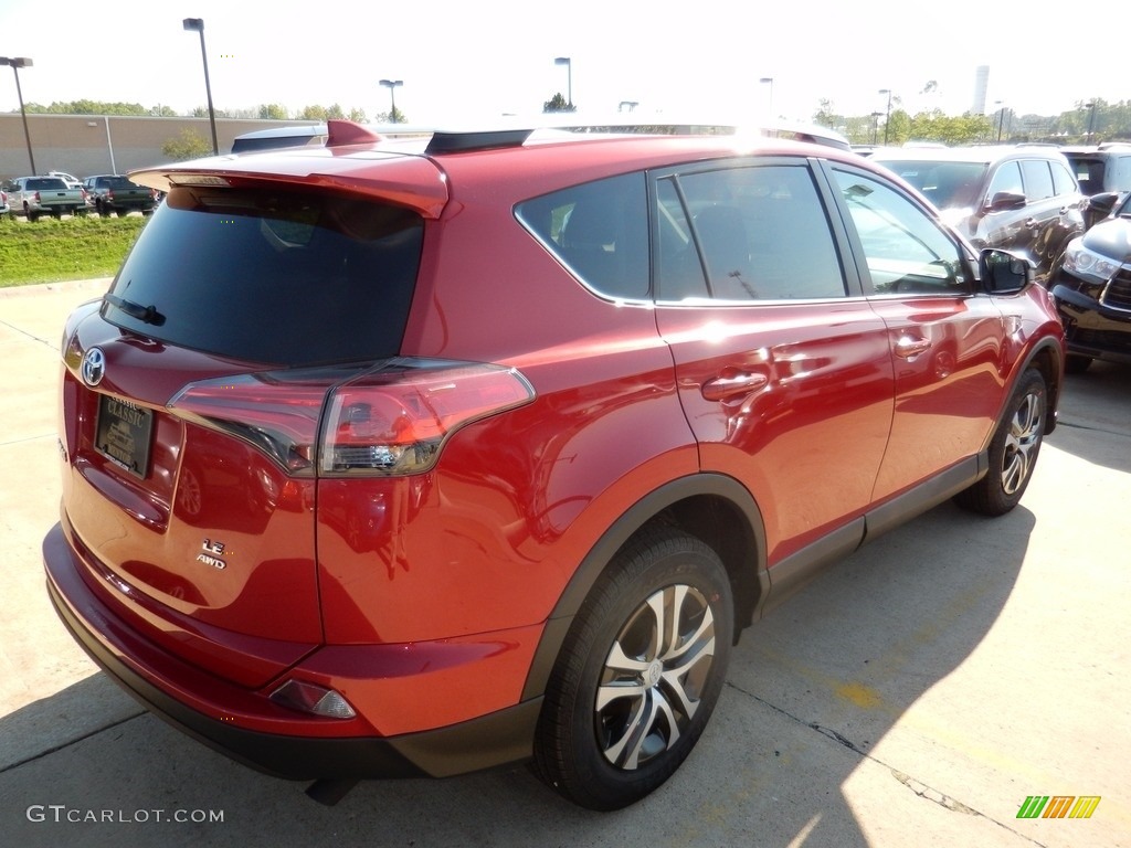 2016 RAV4 LE AWD - Barcelona Red Metallic / Black photo #2