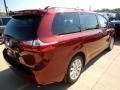 2017 Salsa Red Pearl Toyota Sienna LE AWD  photo #2