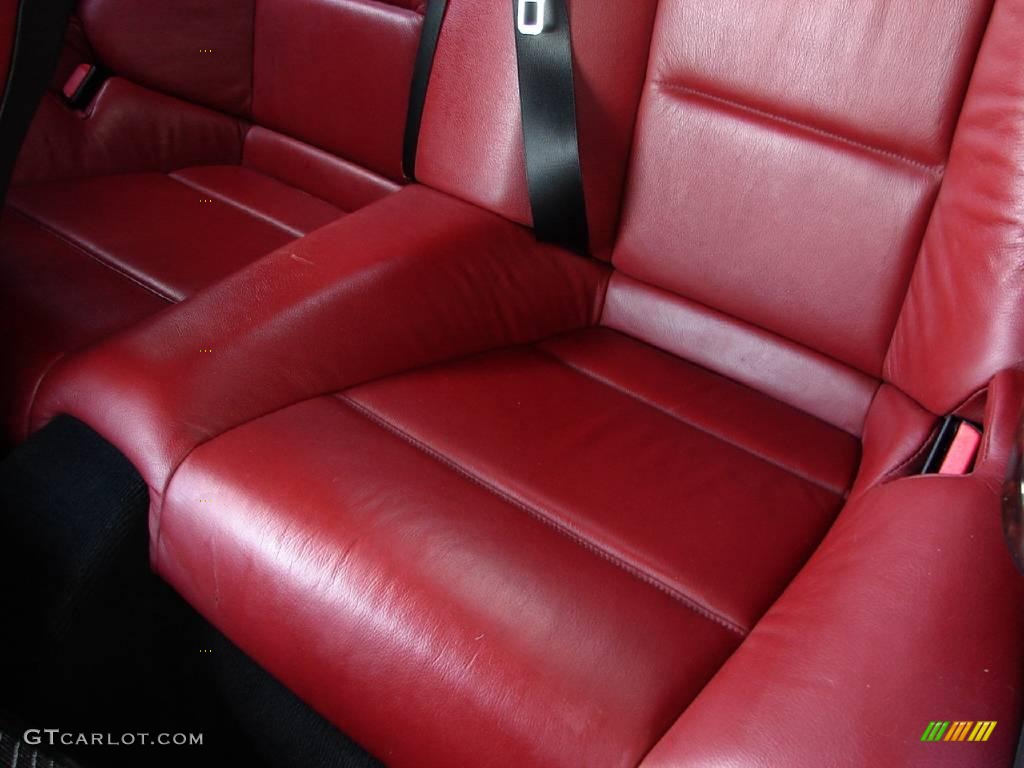 2001 3 Series 330i Convertible - Titanium Silver Metallic / Tanin Red photo #23