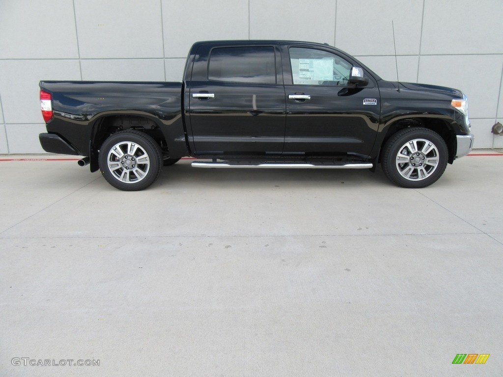 2017 Tundra 1794 CrewMax - Midnight Black Metallic / 1794 Edition Black/Brown photo #3