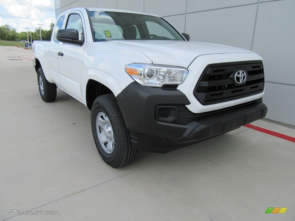 2017 Tacoma SR Access Cab - Super White / Cement Gray photo #1