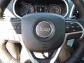 Black/Light Frost Beige Steering Wheel Photo for 2017 Jeep Cherokee #115942350