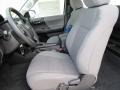 Cement Gray Front Seat Photo for 2017 Toyota Tacoma #115942446