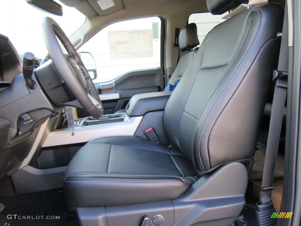 Black Interior 2017 Ford F250 Super Duty Lariat Crew Cab 4x4 Photo #115943949