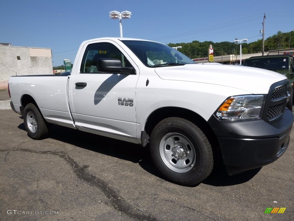 2017 1500 Tradesman Regular Cab - Bright White / Black/Diesel Gray photo #7